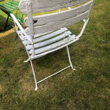 Garden armchair with armrests