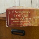 Vintage Arques crystal glasses