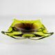 Art Glass Bowl by designer Josef Hospodka for Chribska Glassworks, 1960's