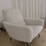2 armchairs Joseph André Motte 1955 renovated