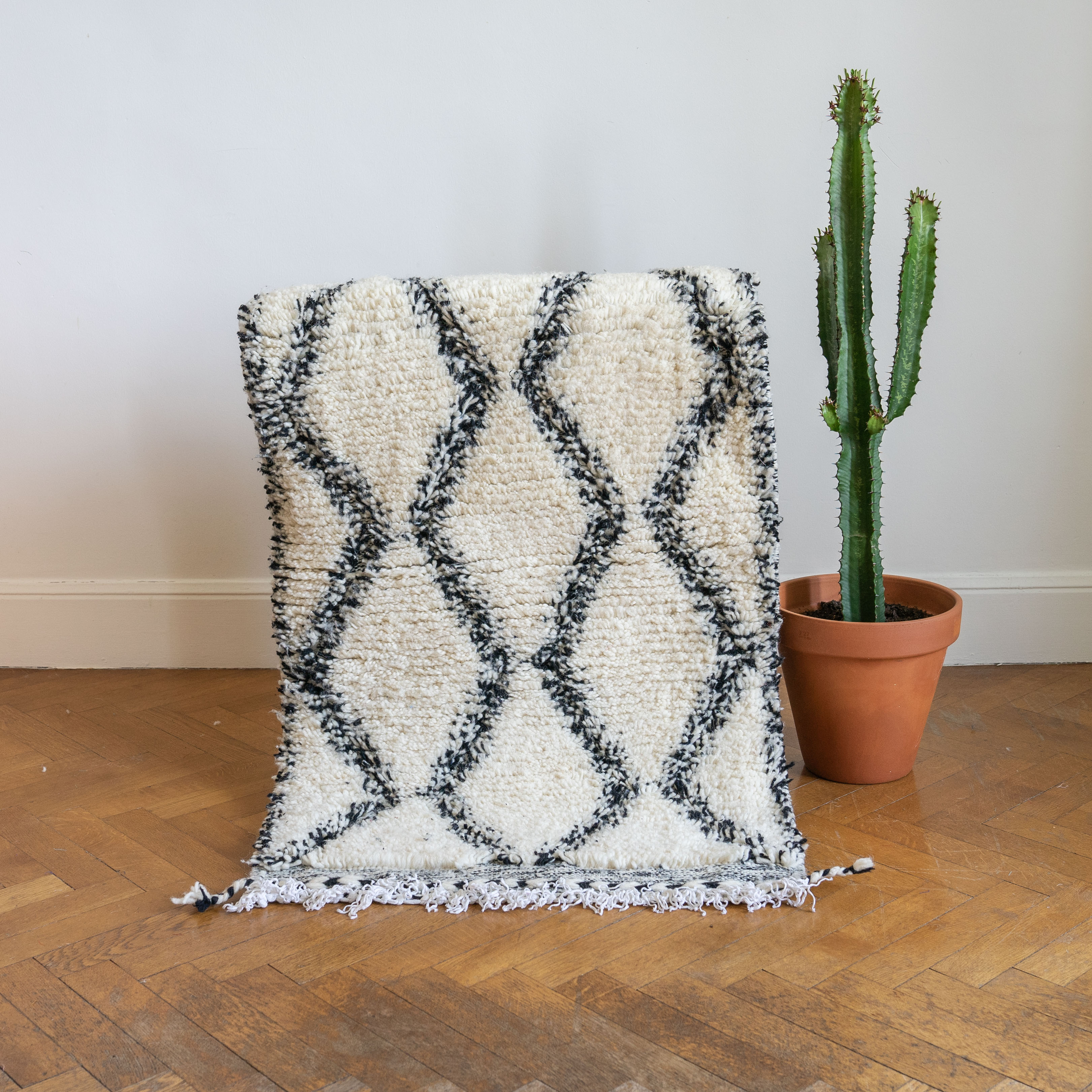 Berber carpet - Beni Ouarain - 68x111cm