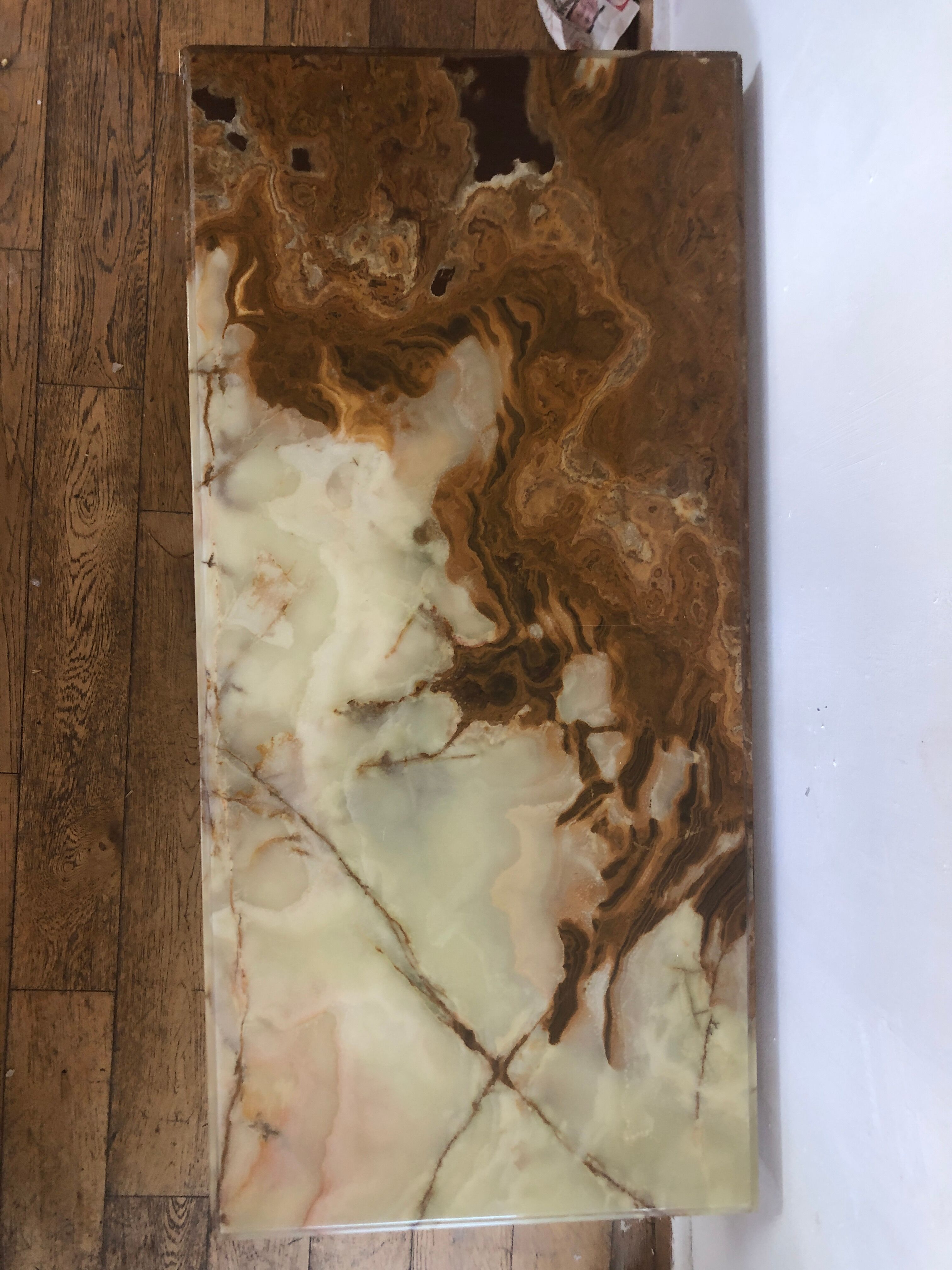 Marble onyx coffee table