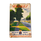 Poster rene aubert versailles stay ideal state railway art deco