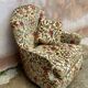 Fauteuil velours fleuri