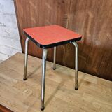 Pink formica stool 1960