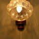 Wall lamp wood base