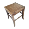 Tabouret de ferme en bois courbé