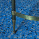 Table low neo classic bronze brass and Portoro marble