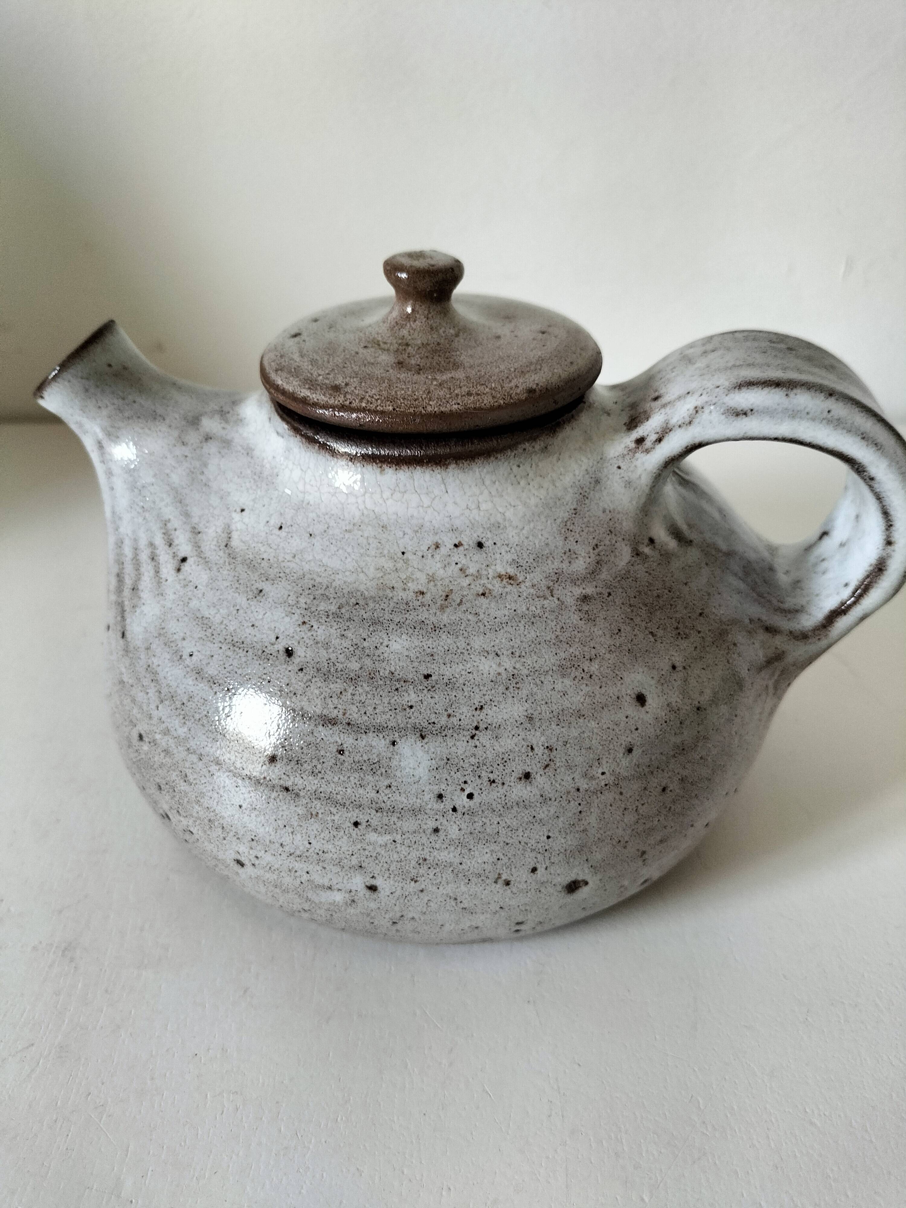 Stoneware teapot from Ratilly – Jeanne and Norbert Pierlot – 1960s/70s