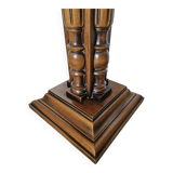 Table d'échecs en onyx sur pied en bois