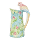 Vintage Parrot Carafe Water Jug Vase Ceramic 30cm