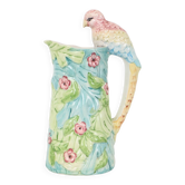 Vintage Parrot Carafe Water Jug Vase Ceramic 30cm