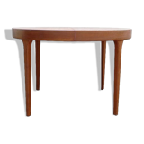 Danish round table by Oluf Th. Larsen Scandinavian teak vintage 1960
