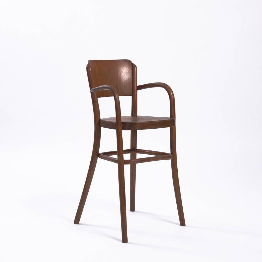 Antique set of Michael Thonet wicker and bentwood childrens chairs, 2