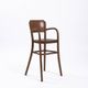 Antique set of Michael Thonet wicker and bentwood childrens chairs, 2
