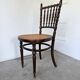 Set of 4 Fischel cane bistro chairs n019