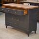 Small buffet in cherry wood 1960s