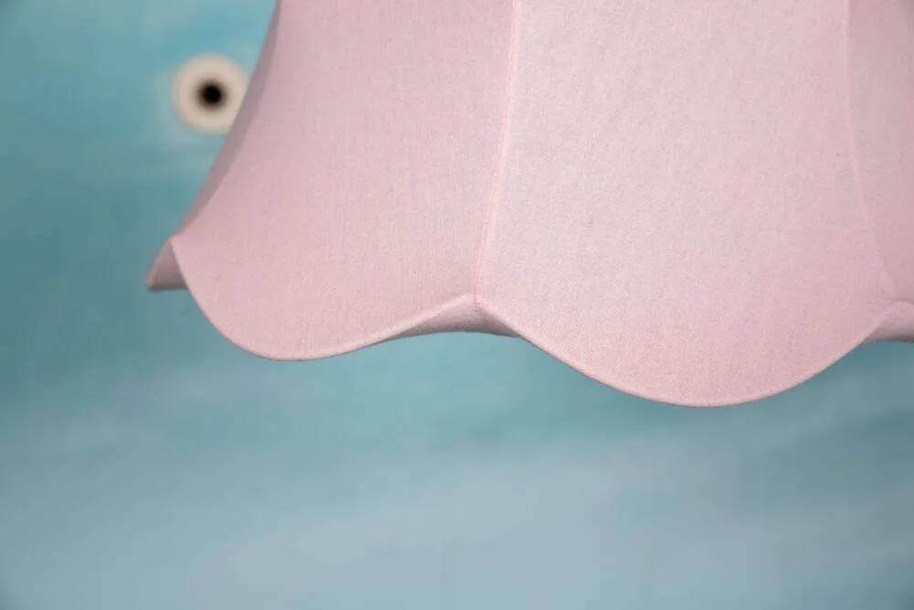 Vintage pink Scandinavian tulip pendant