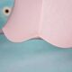 Suspension tulipe scandinave vintage rose