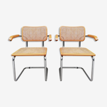 Paire de fauteuil B64 Marcel Breuer