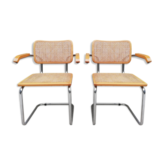 Pair of armchairs B64 Marcel Breuer