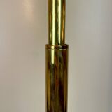Articulated French library reading floor lamp made in brass, by Boulanger from 1980's. Height adjus