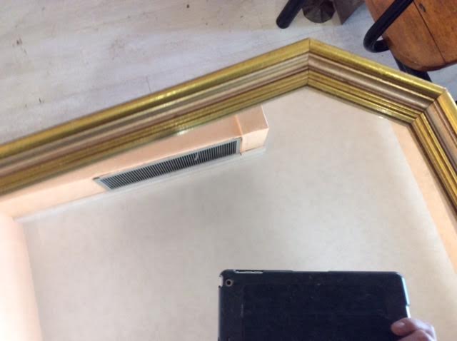 Golden octagonal mirror