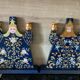 Bougeoirs peints traditionnels russes