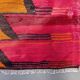 Medium vintage Turkish kilim rug 100x120 cm wool kelim, square 2550