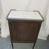 Small louis xvi-style hot water bottle dresser in mahogany