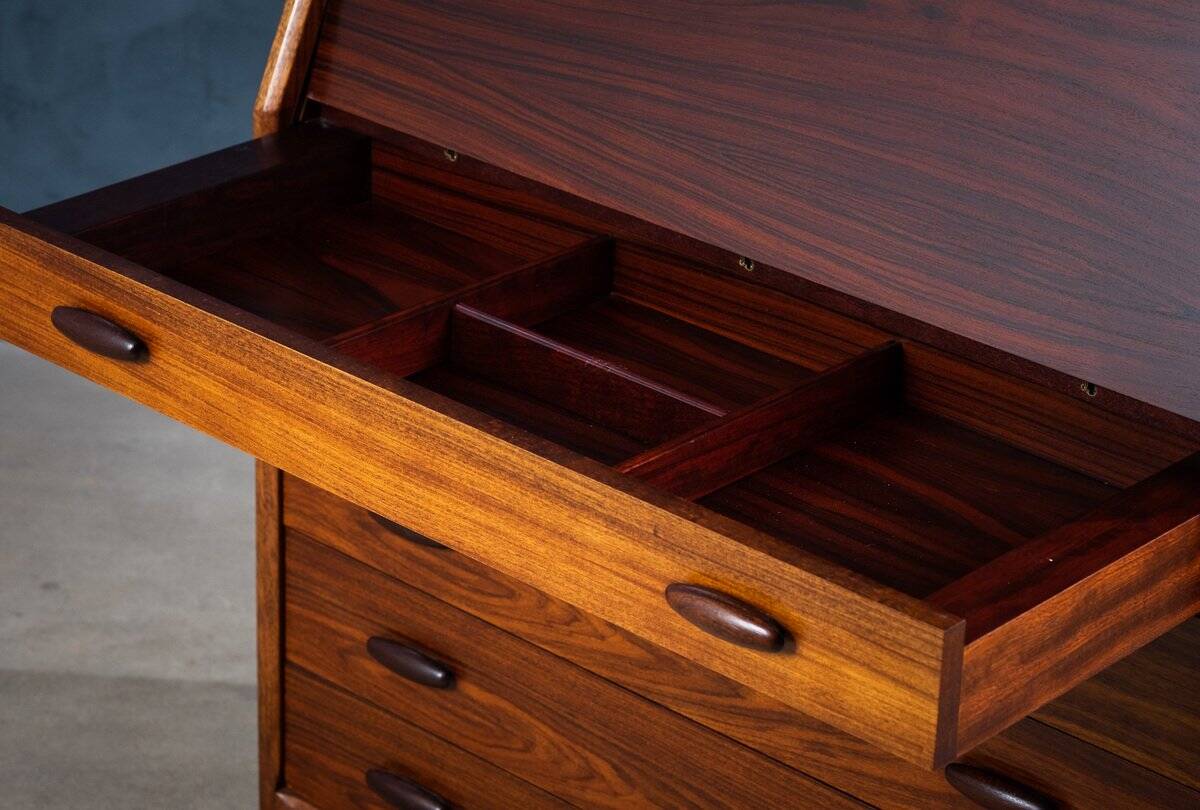 Rosewood Secretary by Dyrlund, Denmark, 1970s