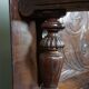 Entrance bench and decorated wooden table valve bench