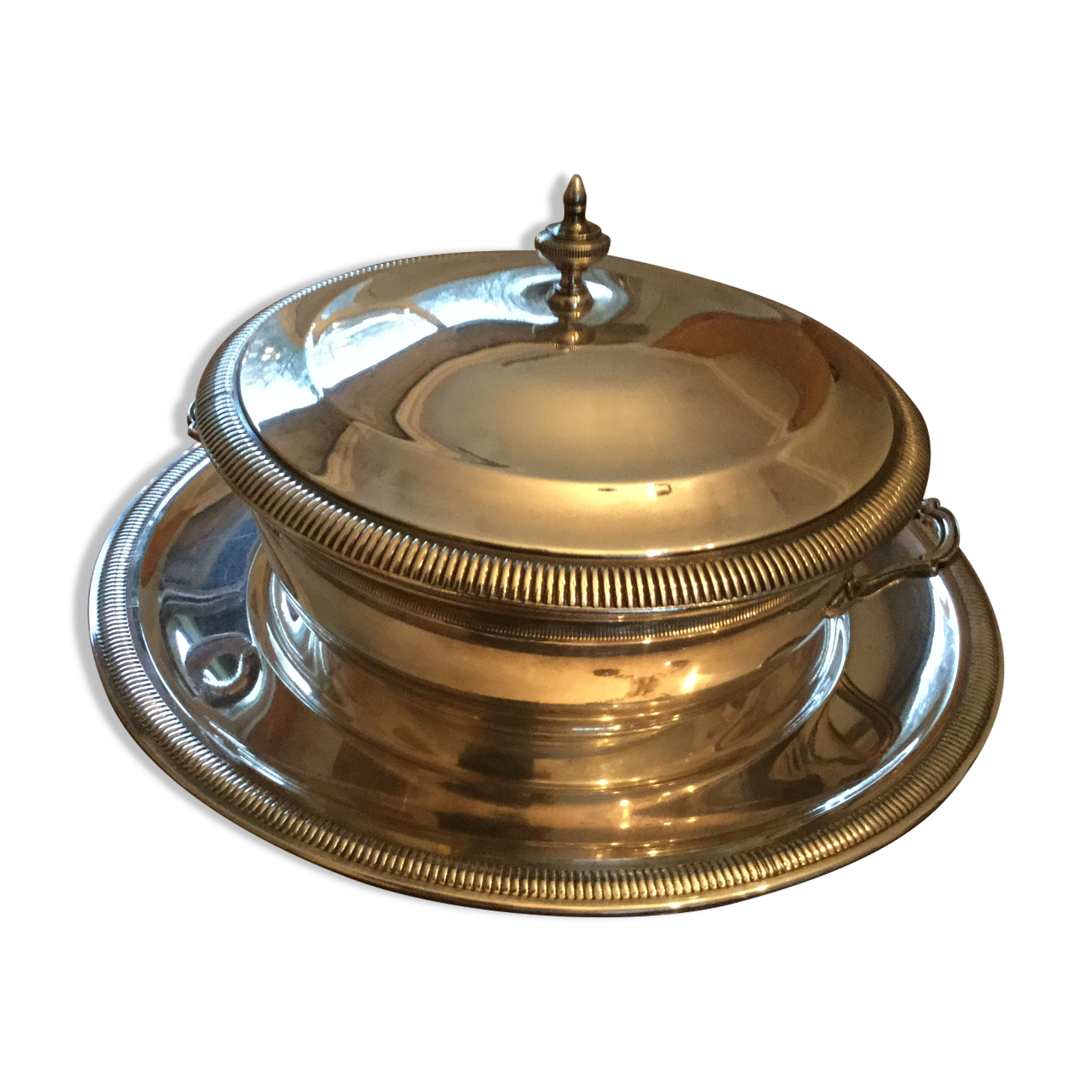 Silver metal vegetable