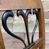 Vintage Alsatian peasant chair from the Directory period