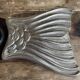 Large Vintage Chic Fish Platter – Wood & Metal