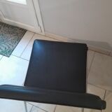 Vintage chrome desk chair Italian design