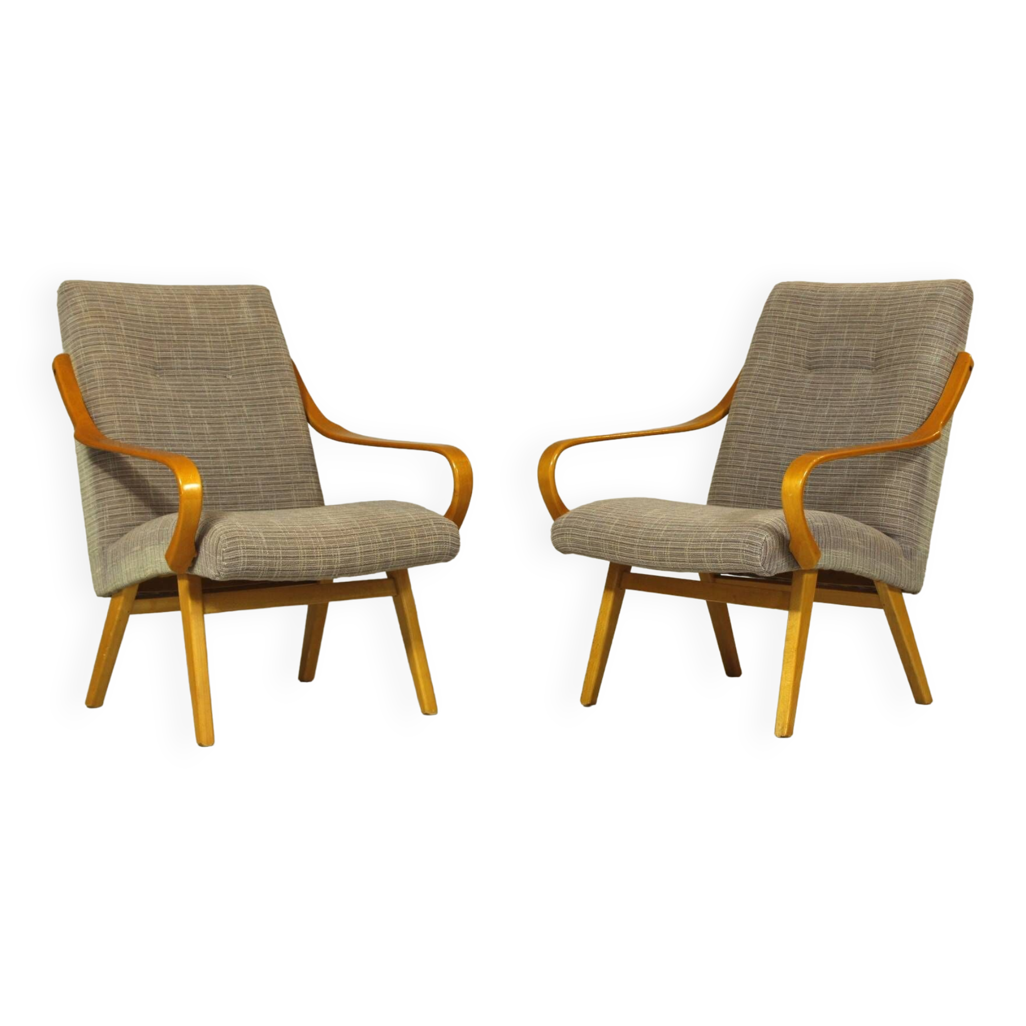 1960s Pair of Armchairs, TON