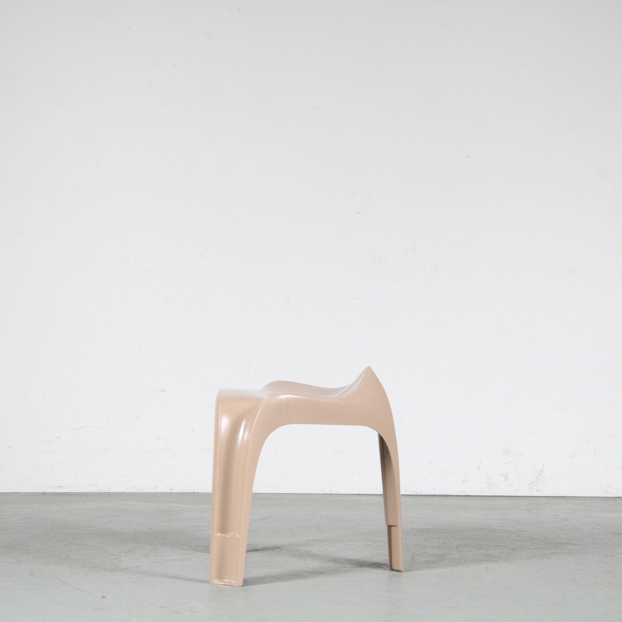 2000s Mocca “Casalino” stool by Alexander Begge for Casala, Germany