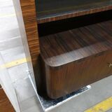 Vintage ebony wall cabinet