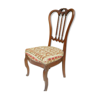 19th-century chair - lyre-shaped back