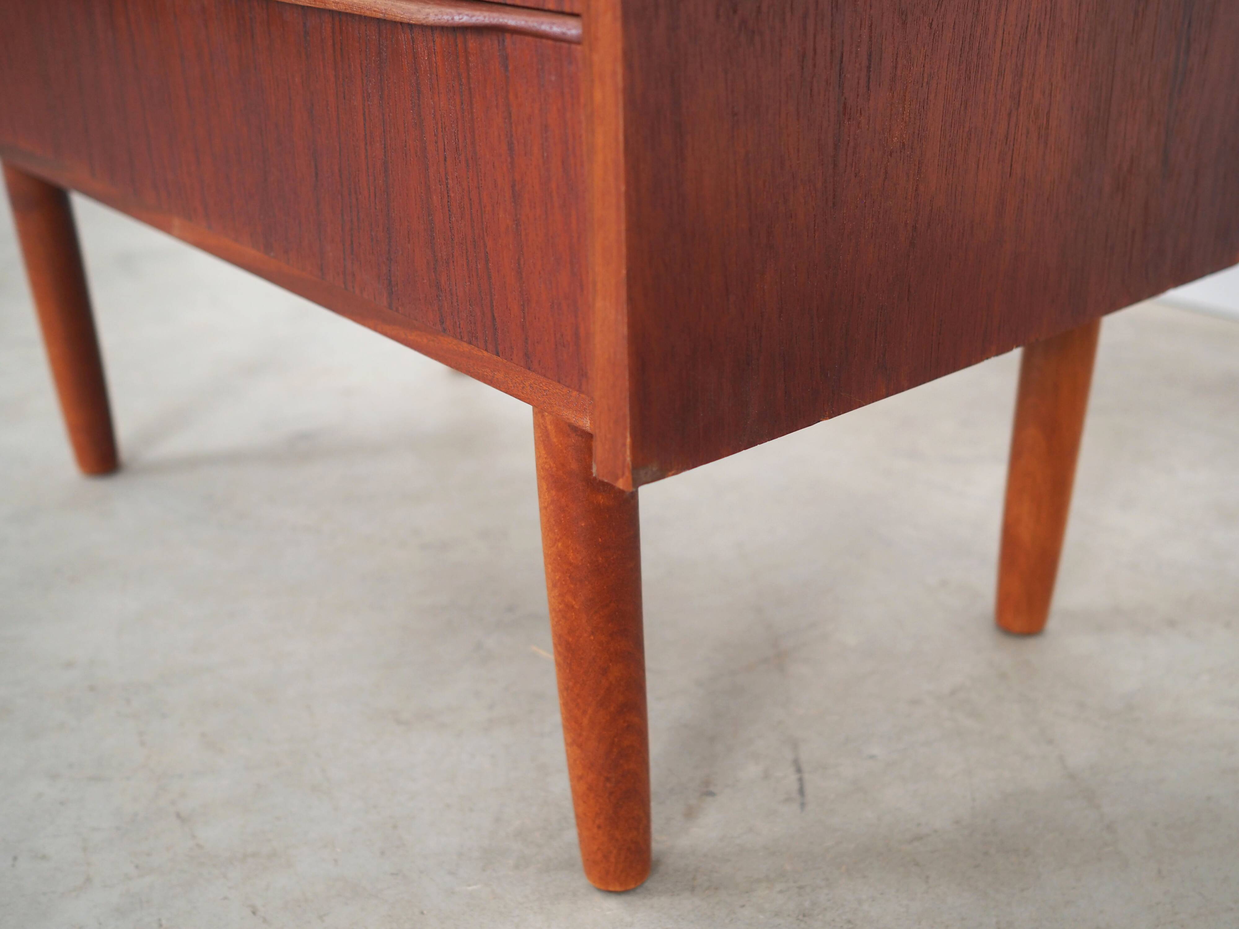 Teak chest of drawers, Danish design, 1970s, production: Denmark