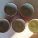 Set of 5 bowls in glazed stoneware size 00