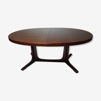 Rio rosewood dining table, Baumann 60s