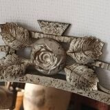 Art Deco Hammered Iron Mirror