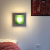 Applique murale en céramique Globe Tile - Carré Coco - Green
