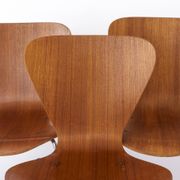 Set of 6 Vintage Stacking Chairs, 1960s, Teak - German Design