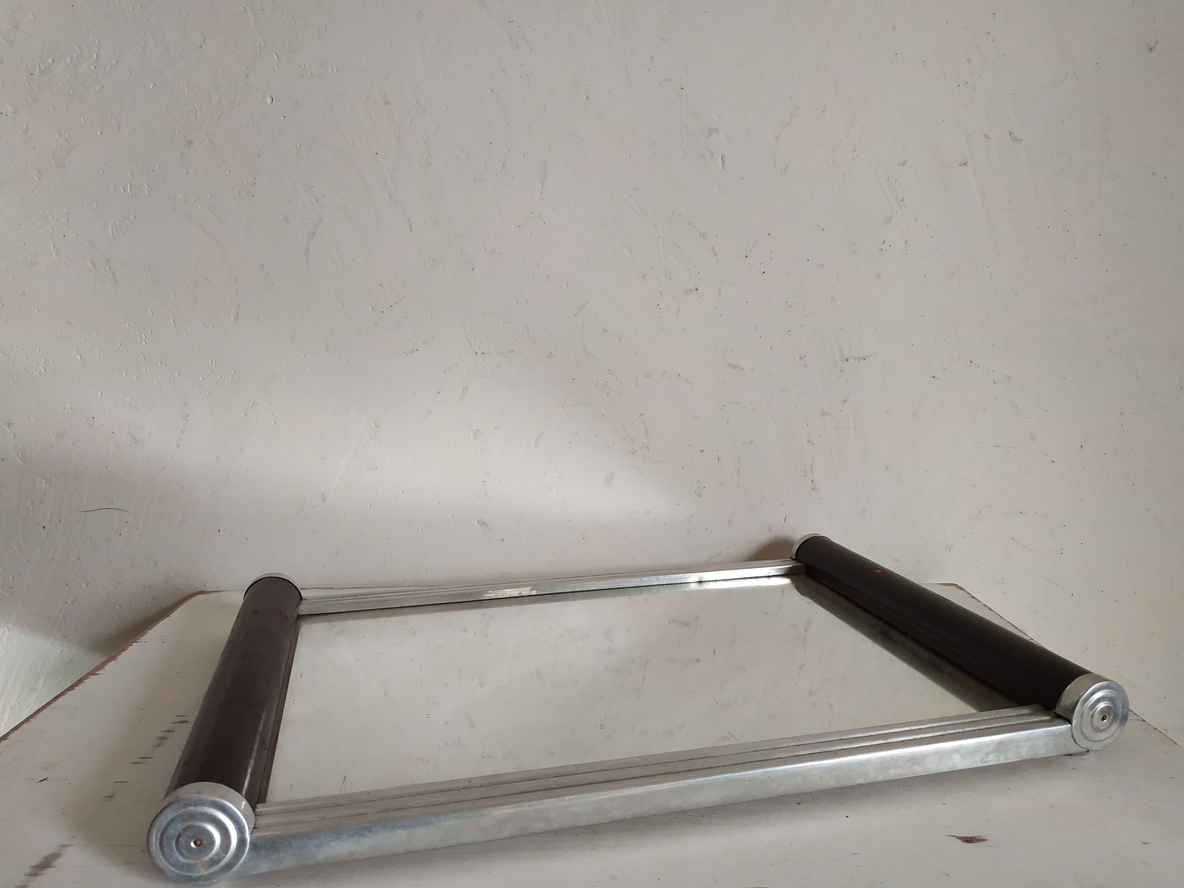 Art deco mirror rectangular tray