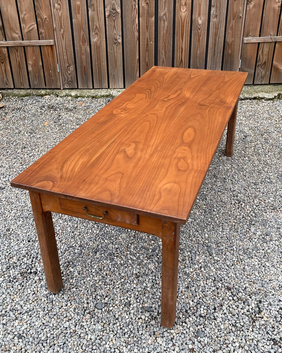Farm table with a drawer MP