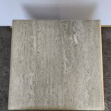 Travertine table, Italy, 1980s