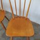 Set de 4 chaises bistrot à barreaux vintage